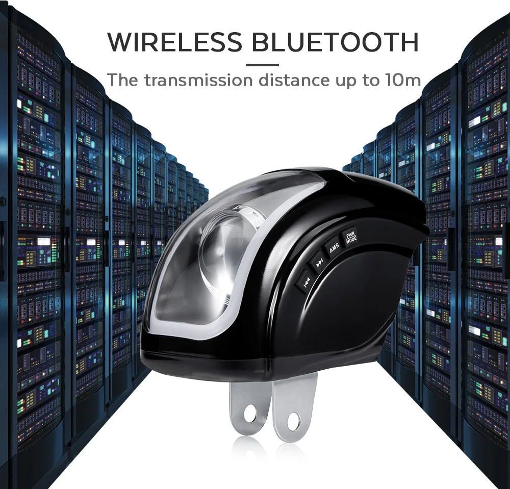 MT472 мотоцикл Bluetooth колонки светильник водонепроницаемый MP3 музыкальный плеер мотоцикл беспроводной аудио FM пульт дистанционного управления