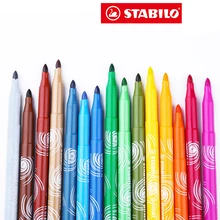 12/18/24/30 цветов/комплект немецкая Stabilo 280 моющиеся Рисование Живопись ручка Цветной MarkerPen текстовый маркер студентов художественной росписи