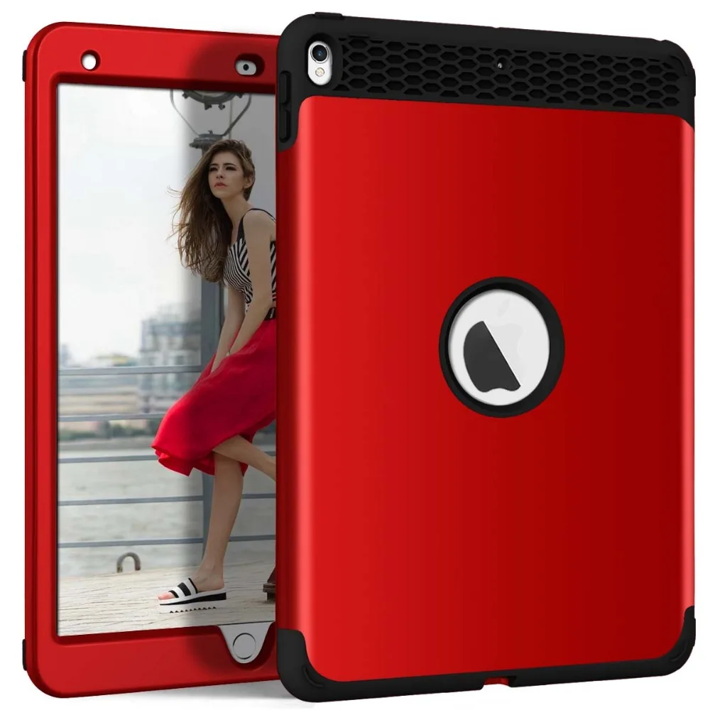 

New Tablet Protective Case for iPad Pro 10.5 Three Layer Heavy Duty PC Soft Silicone Drop Protection Cover for iPad Pro 10.5