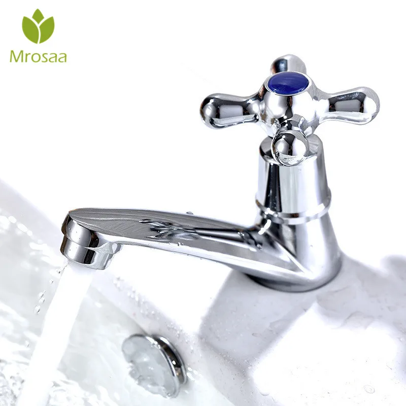 

Mrosaa Basin Faucet Deck Mounted Chrome Shower Bath Faucets Vanity Vessel Sinks Water Tap Washbasin Faucet for Bathroom Toilet