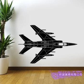 

Fighter Sticker Vehicle Decal Classic Aircraft Posters Vinyl Wall Decals Aeroplane Decor Mural Airplane Decals