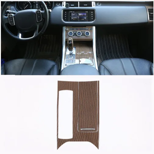 Sands Wood Grain Style ABS Plastic Center Console Panel Cover Trim For Landrover Range Rover Sport RR 2014-2017 Car Parts | Автомобили и