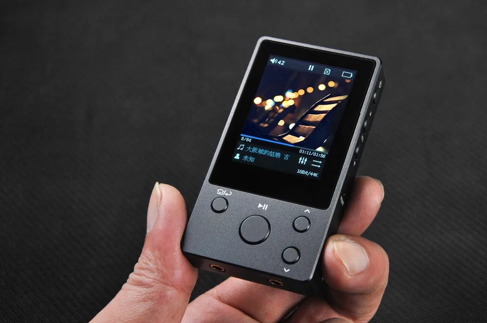 XDUOO NANO D3 Профессиональный музыкальный плеер без потерь APE FLAC WAV AAC MP3 HiFi музыкальный плеер ips дисплей 24 бит/192 k DSD256 Встроенный 8 Гб