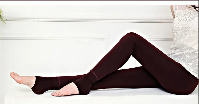 spanx leggings CHRLEISURE 8 Colors S-XL Winter Plus Cashmere Leggings Woman Warm Big Size Faux Velvet Knitted Thick Slim Super Elastic Leggings capri leggings