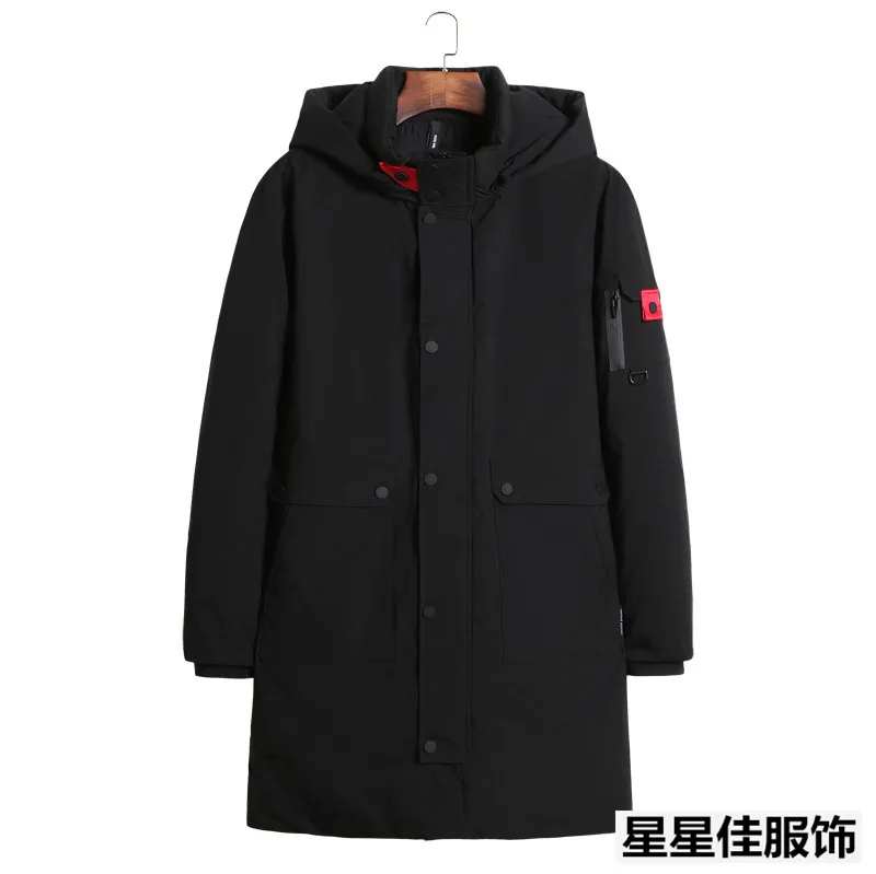 

10XL 9XL 8XL 6XL 2018 Winter Men's X-Long Coat Exquisite Arm Pocket Men Solid Parka Warm Cuffs Design Breathable Fabric Jacket