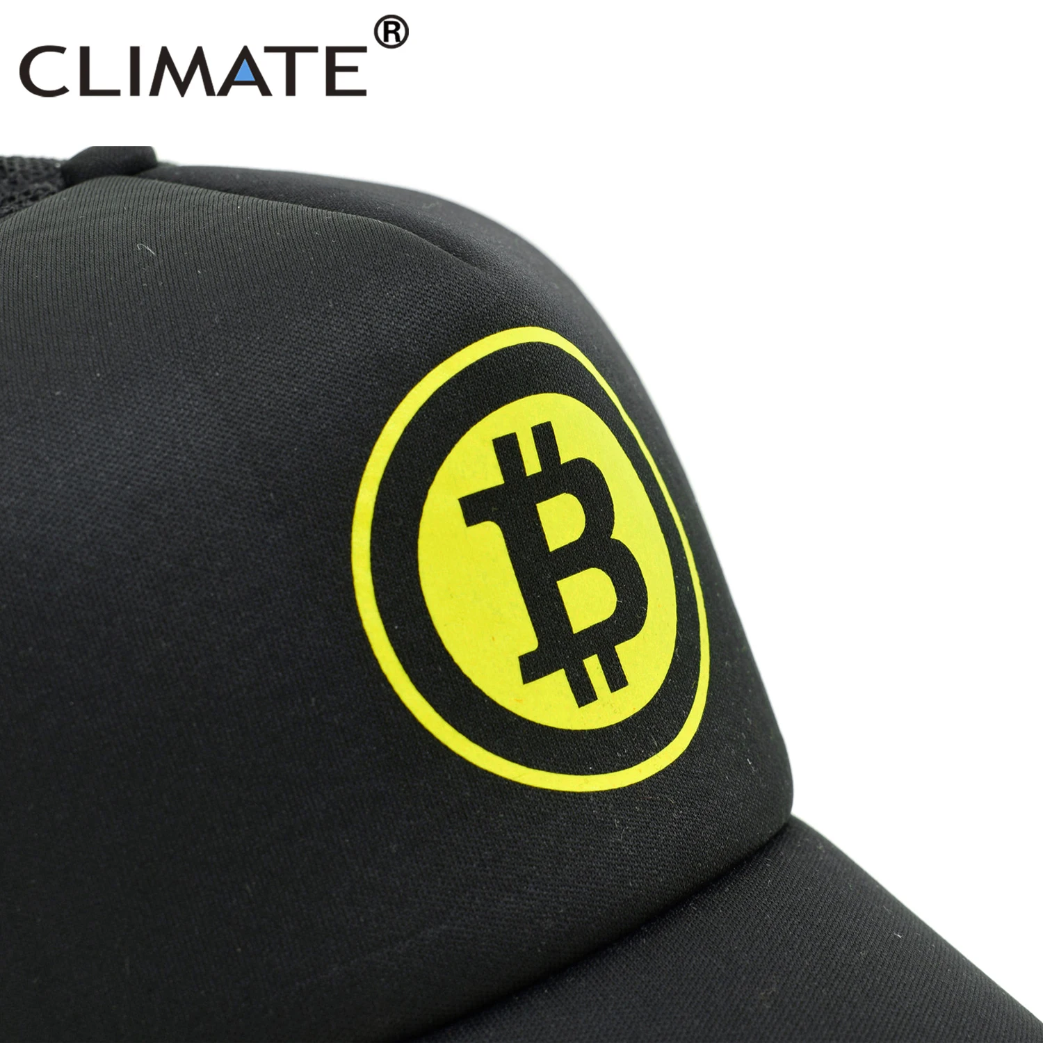 Климат Новый FunnyCoin Кепка Дальнобойщика шляпа мужчины женщины бит блокчейн