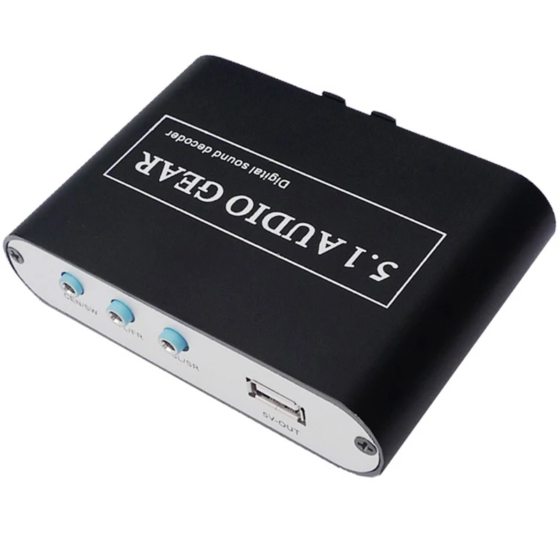 DOITOP Dolby Dts/AC-3 оптический до 5,1 канальный RCA аналоговый преобразователь стерео DAC цифровой 5,1 аудио декодер передач звук Spdif декодер