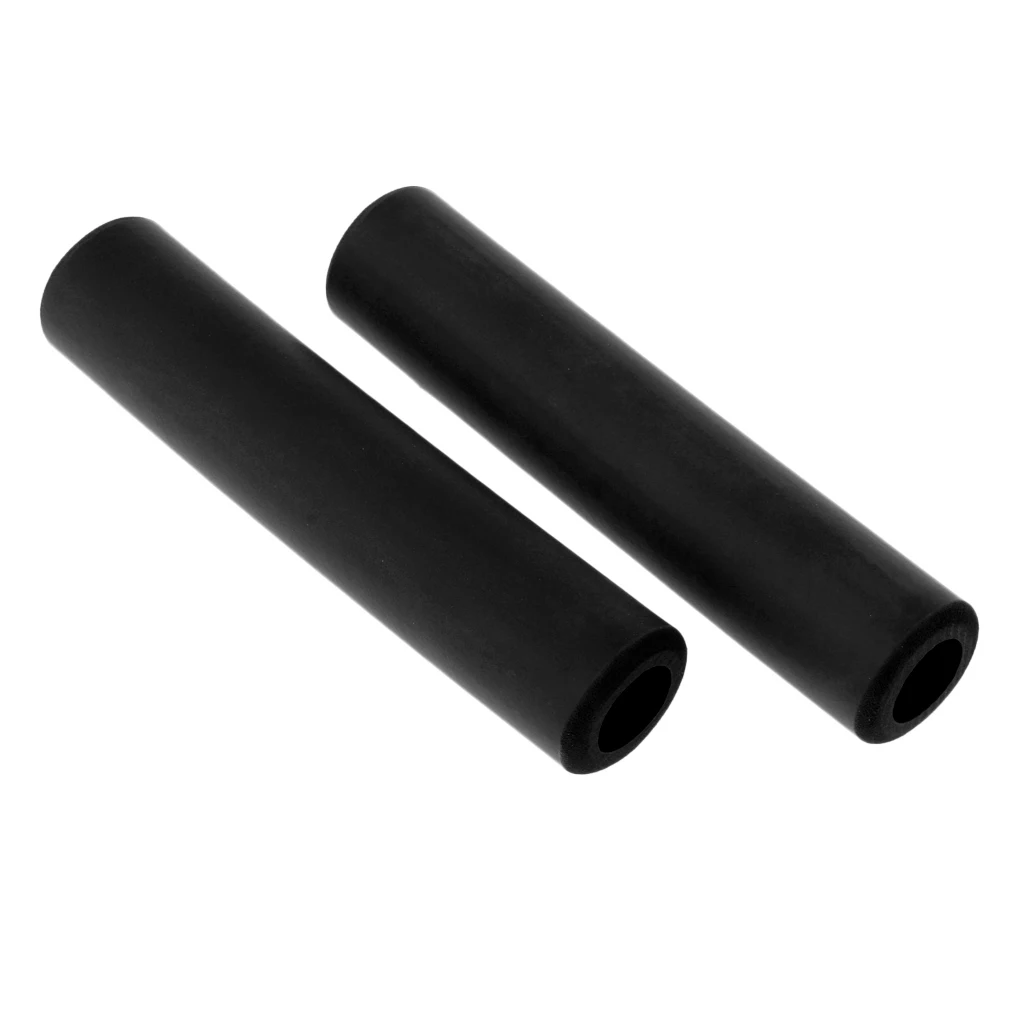 

2 Pairs Non Slip Silicone Sponge Bike Handlebar Grips without Plug Two Color