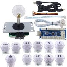 Arcade DIY Kit LED Arcade LED Button Controller Joystick Zero Delay Encoder Board for PC PS3 Mechanical Keyboard Switch