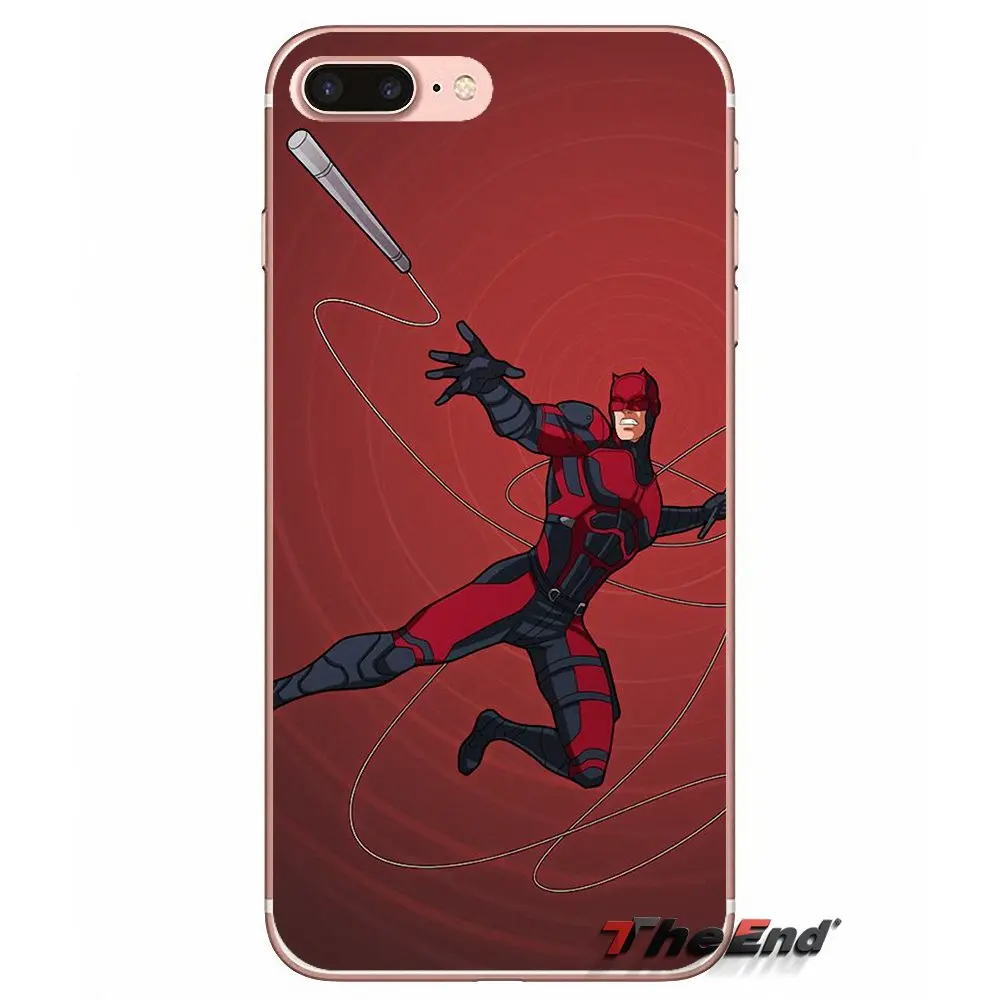 Красные супергерои Мстители для iPhone X 4 4S 5 5S 5C SE 6 6S 7 8 Plus Samsung Galaxy J1 J3 J5 J7 A3 A5 2016 2017 TPU