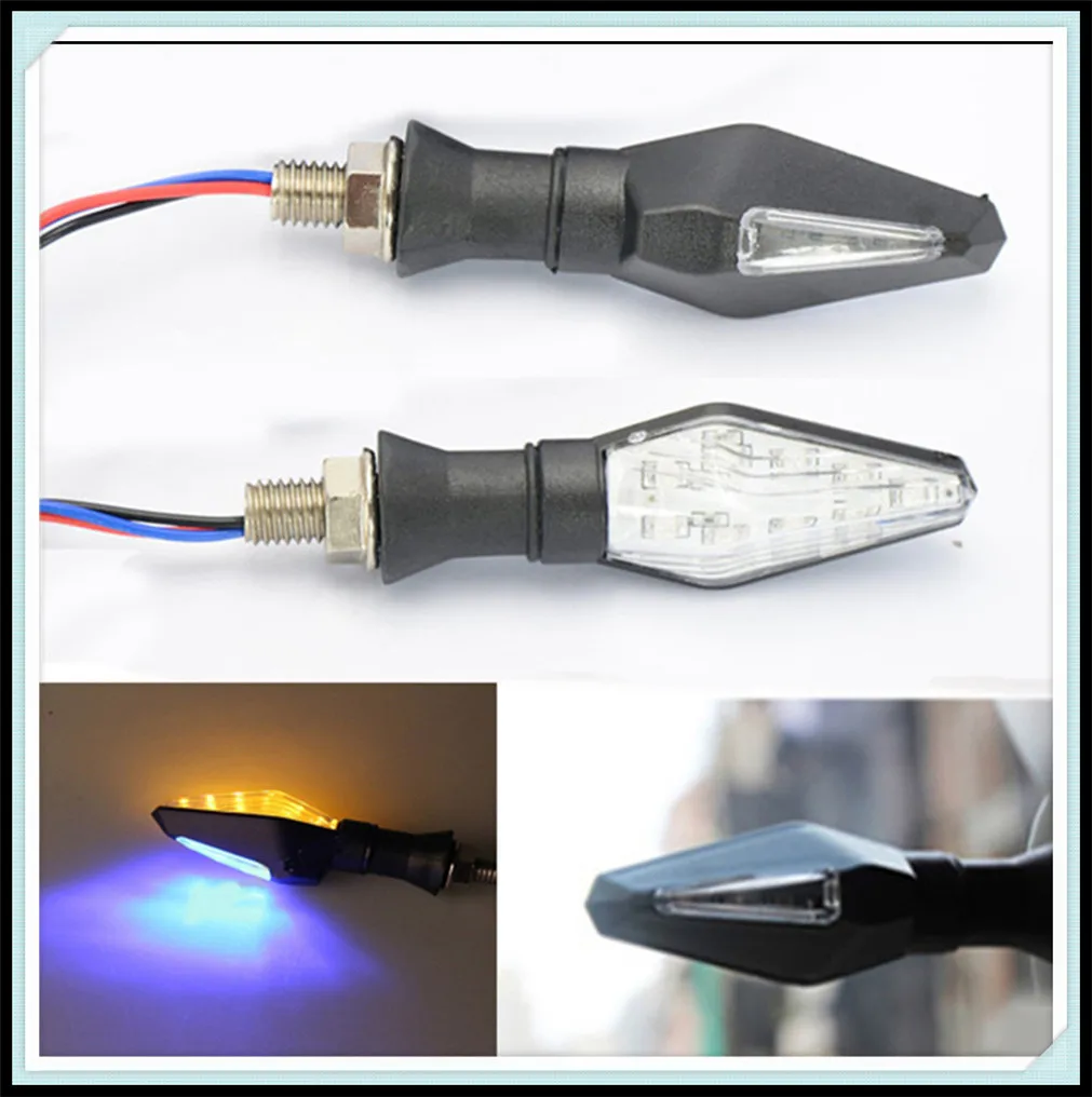 

Motorcycle Accessories led Turn Signal Light Indicator Amber Lamp Flasher for YAMAHA DIVERSION XSR HONDA CBR250R VFR 1200