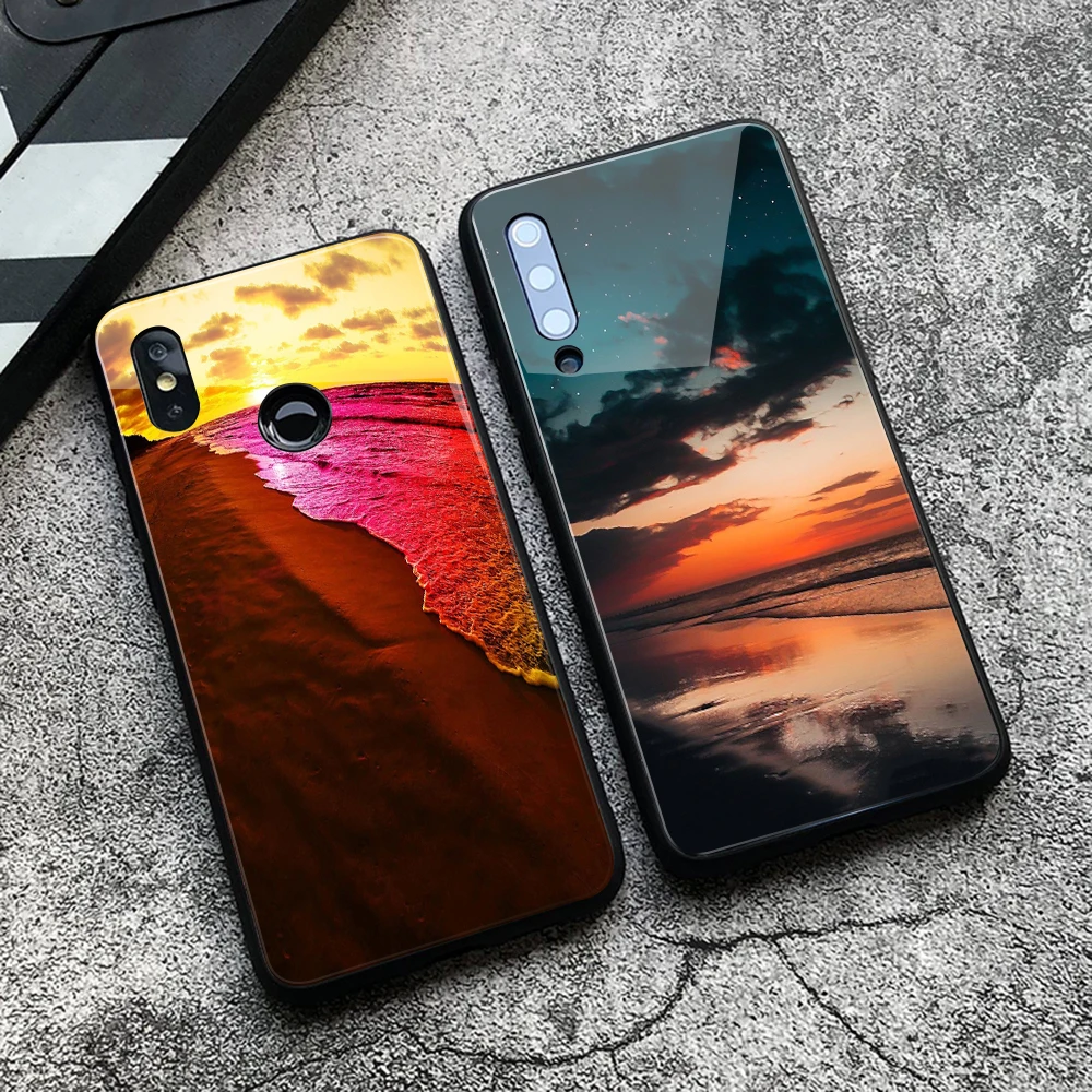 

FinderCase for Xiaomi Mix 2s Case Nature Moon Light Hard Back Tempered Glass Phone Cover for Mix 2 2s Case Xiaomi Mi 8 SE Max 3