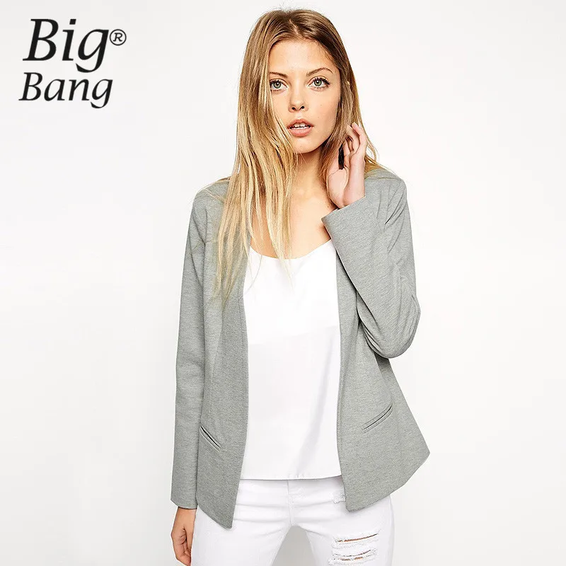 grey casual jacket womens