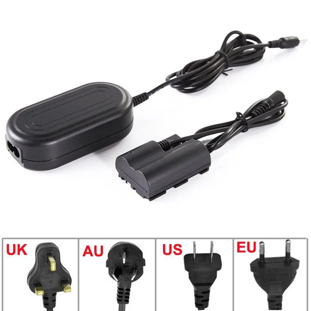 Acke2 Ac Power Plug Adapter For Canon Eos 300d 5d 10d 20d D60 40d 50d