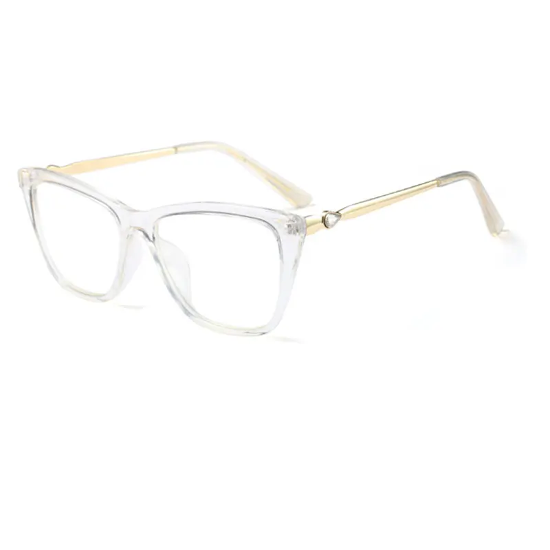 Винтажная оправа для очков, женские оптические очки по рецепту, компьютерные прозрачные очки для близорукости, антибликовые очки Oculos De Grau UV400 - Цвет оправы: C6