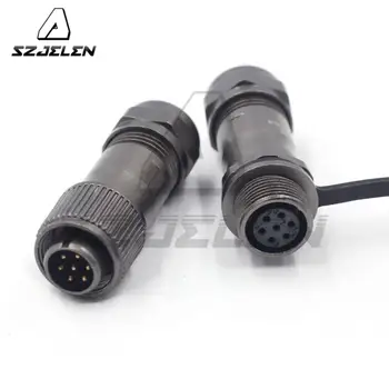 

WEIPU ST12 series 7pin Waterproof Connector Plug and Socket, IP67, LED Power Industrial Connector ,Automotive Connector