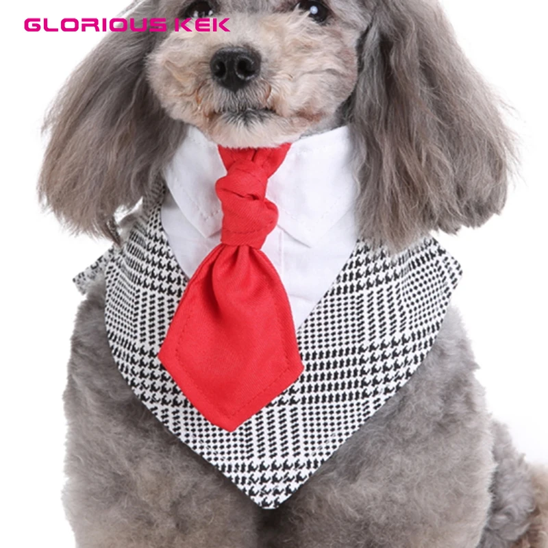 Buy GLORIOUS KEK Dog Bandana Scarf Wedding Dog Tuxedo