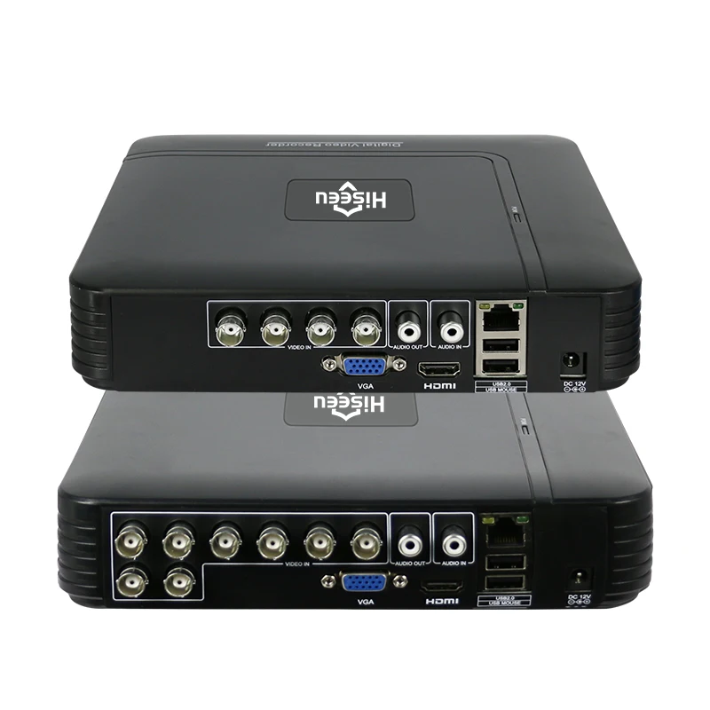 Hiseeu 4CH 8CH 1080N 5 в 1 DVR видео рекордер для аналоговой AHD камеры IP камера P2P cctv система