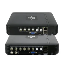 Hiseeu 4CH 8CH 1080N 5 в 1 DVR видеомагнитофон для аналоговая камера высокого разрешения ip-камера P2P cctv система DVR H.264 выход VGA HDMI XMEYE