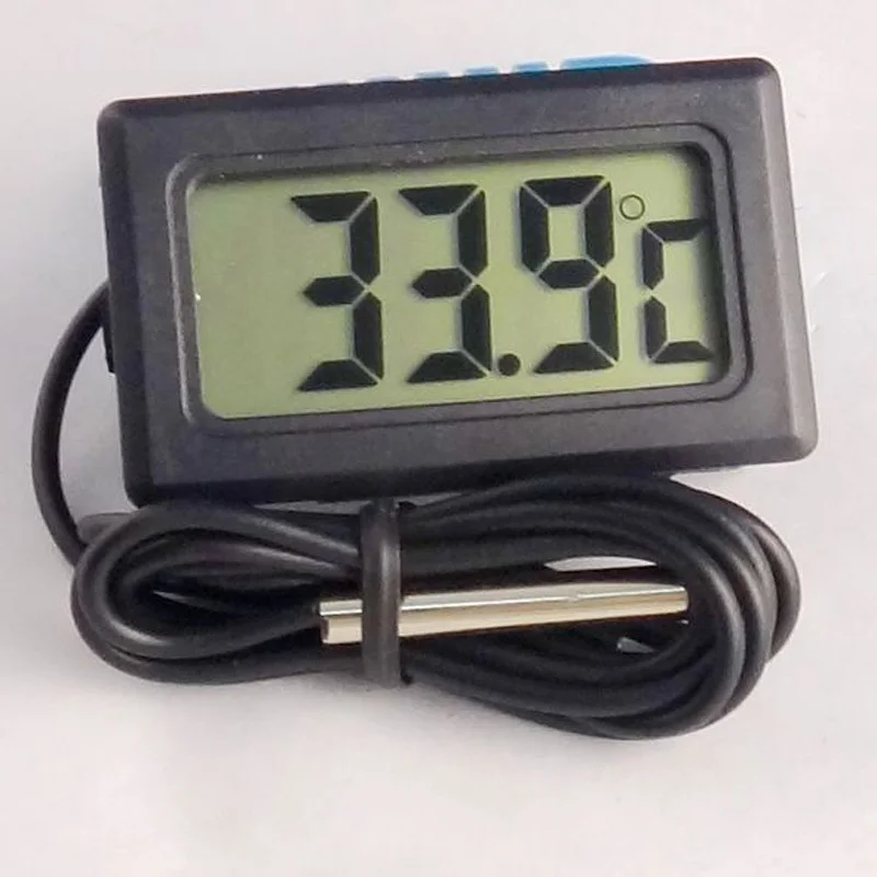1pc LCD Display Car refrigerator aquarium fish tank embedded electronic digital thermometer Free shipping # SZ01049 | Инструменты