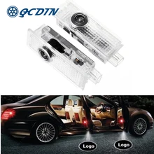 QCDIN 2Pcs LED Car Logo Door Welcome Light Decoration Shadow Projector Easy Installation for Range Rover