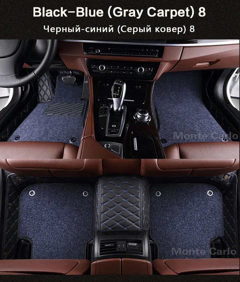 Индивидуальные автомобиль коврик для Toyota Корона S180 S200 S210 Prius V C Camry Highlander Land Cruiser 200 Prado Sequoia previa Estima