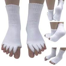 Сказочные носки, корректирующие носки, антибактериальные носки с пятью пальцами и открытым носком, модные теплые мягкие носки# ZD