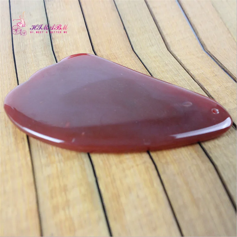 1 Pcs 100% natural triangular shape red drilled Agate Guasha massage tool facial treatment scraping health body care 1 Pcs 100% natural triangular shape red drilled Agate Guasha massage tool facial treatment scraping health body care