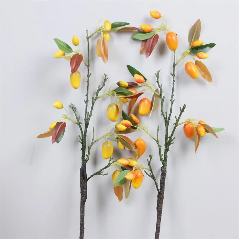 Flone Artificial Foam Silk Plant Bouquet High Quality Fake Flowers for Wedding Party Home Offic Garden Decoration Art Accessorie (16)