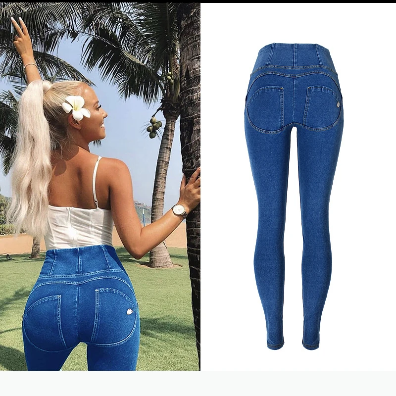 Push Up Denim Pants High Waist Zipper Fly Front Skinny Jeans Pencil Pants Femme Fashion Slim Fit Casual Sexy Elastic Trousers Push Up Denim Pants High Waist Zipper Fly Front Skinny Jeans Pencil Pants Femme Fashion Slim Fit Casual Sexy Elastic Trousers