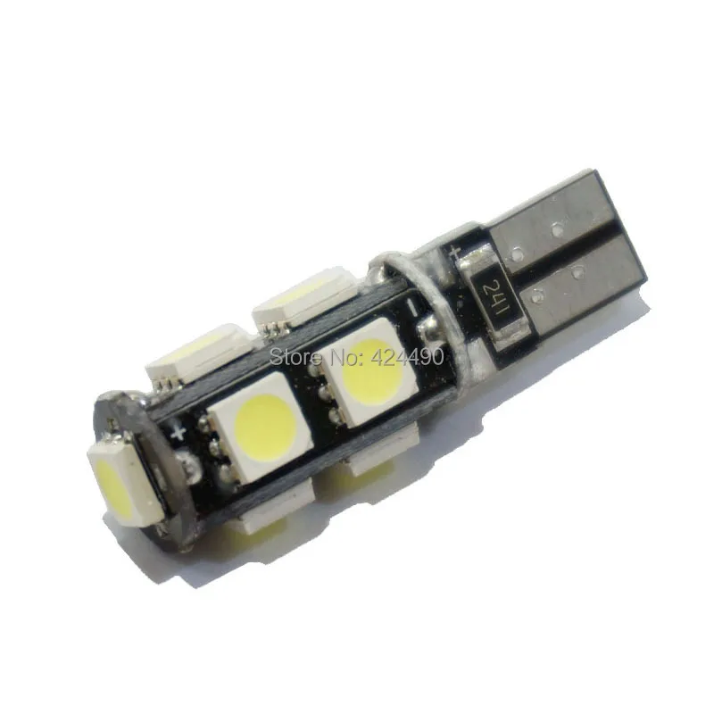 2 шт./лот T10 9 smd 5050 led Canbus Error Free светодиодные лампы для автомобиля W5W 194 9SMD лампочки без ошибок OBC Белый/Синий