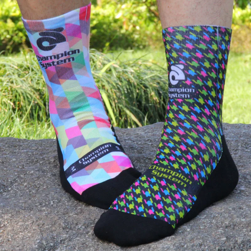 ZHUIYAN New Professional Brand 3D printing Socks Mountain Bike Socks Cycling Sport /Racing Cycling Calcet