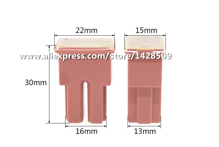 5 шт. предохранитель автомобильный прямоугольник предохранитель 20A 30A 40A 50A 60A для Nissan Sunny Paladin