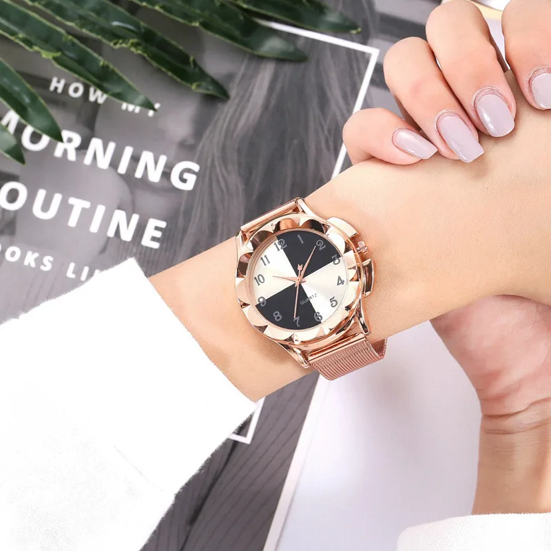 

2019 Luxury Rose Gold Women Watches Minimalism Chic Fashion Casual Female Wristwatch Unisex Women Watches Reloj Mujer Saat