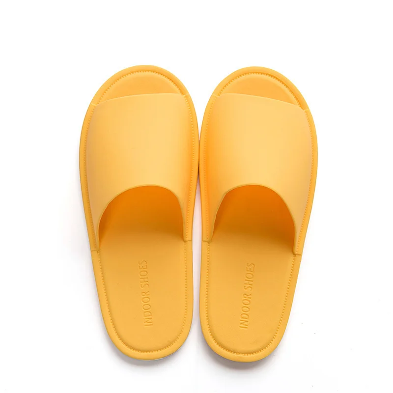 Summer Home Slippers Women Indoor Flat Shoes Solid Color Non-slip Lovers Bathroom Slipper Unisex Floor Slides SH021509