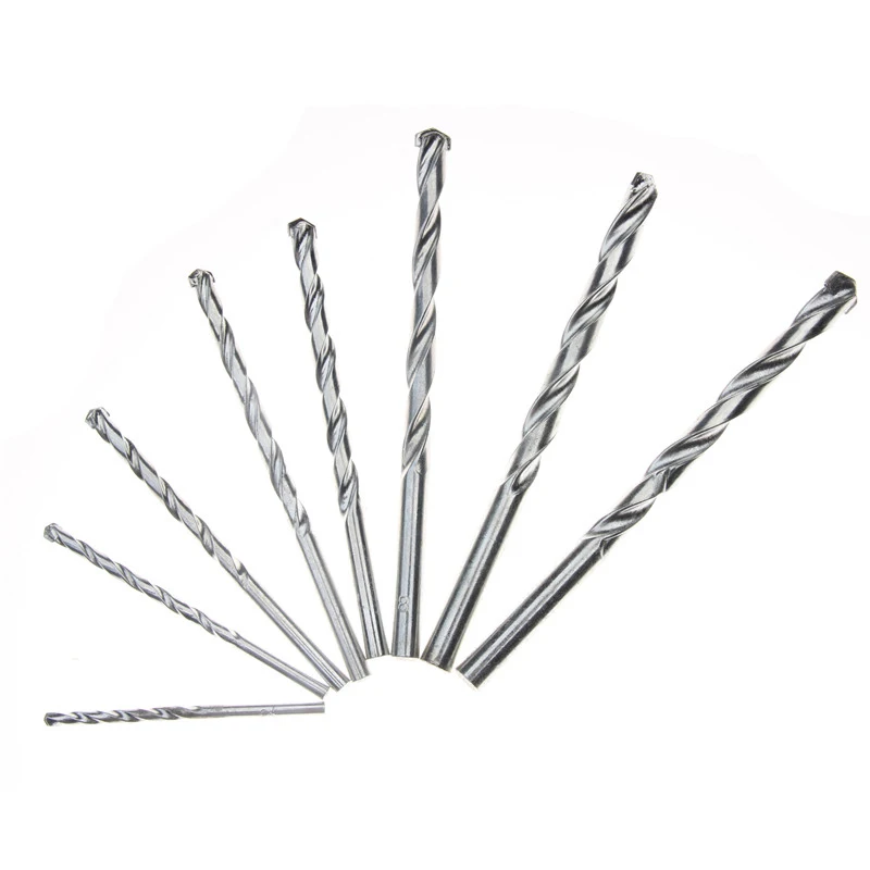 

ZENHOSIT 8pcs HSS High Speed Steel Round Head Drill Bit Metric Twist Drill Bit Set For Electrical Drilling Tools 3-10mm