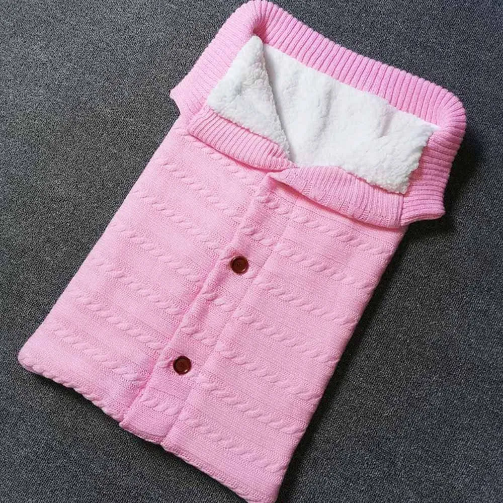 MrY Baby пеленать одеяло для сна мешок вязание пеленки для новорожденного спальный мешок