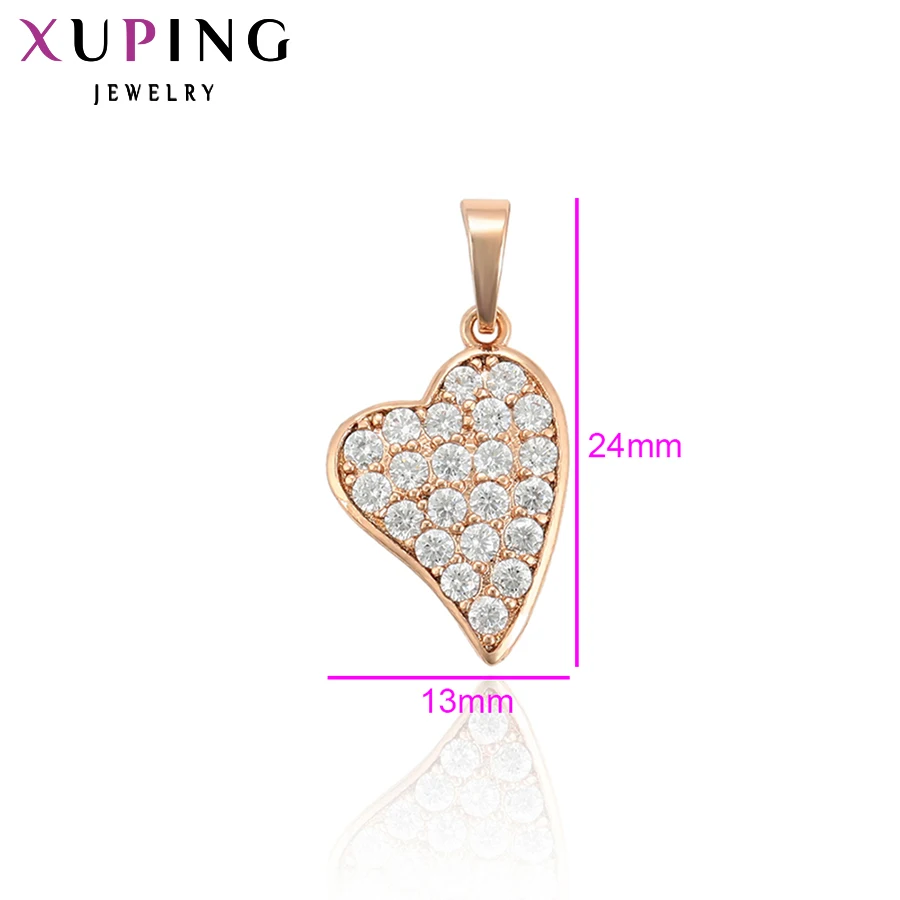 Xuping романтическая любовь сердце форма кулон розовое золото цвет покрытием для женщин День матери ювелирные изделия подарок S96.1-34049