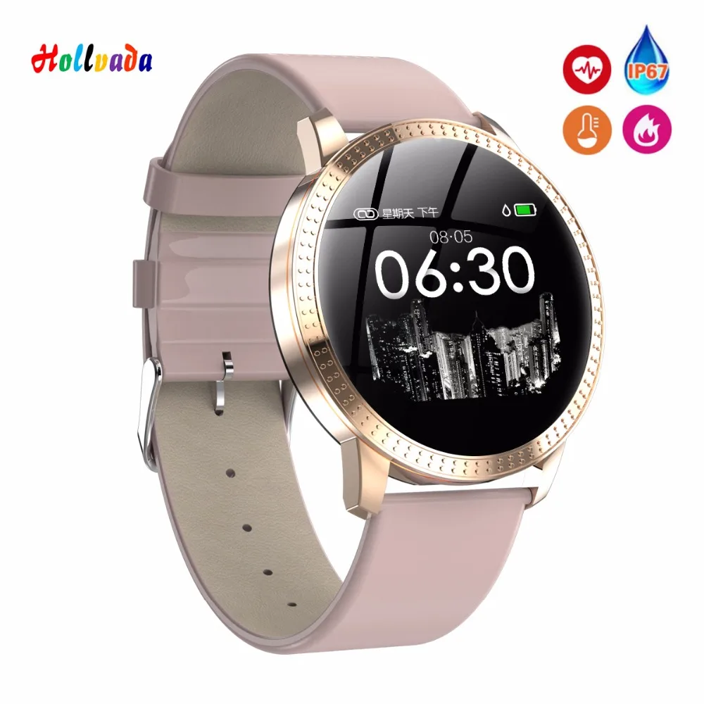 Женские Смарт часы для фитнеса женщин бега Reloj монитор сердечного ритма Bluetooth