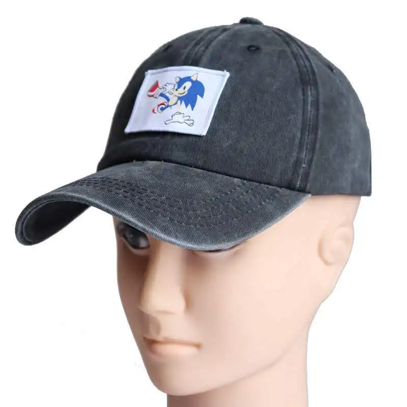 

Newest Sonic Hat The Hedgehog Cartoon Hats Youth Baseball Cap For Kids Boys Sonic Cosplay Accessories Adult Sombrero sunbonnet