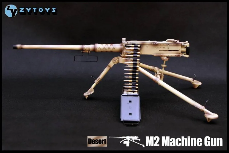 

ZY TOYS 1:6 scale Doll accessories Browning machine gun model for 12inch doll Scene Props