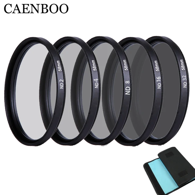 Special Price CAENBOO 37mm Lens ND Filter ND2 4 8 16 32 Lens Protector Neutral Density 40.5mm ND16 ND32 Lens Filter Bag For Canon Nikon Camera Special Price CAENBOO 37mm Lens ND Filter ND2 4 8 16 32 Lens Protector Neutral Density 40.5mm ND16 ND32 Lens Filter Bag For Canon Nikon Camera