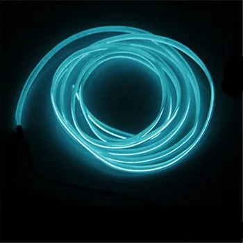 

JingXiangFeng 1-5M LED Strip Flexible Neon atmosphere EL Wire Rope Tube Neon light For Car interior light With controller