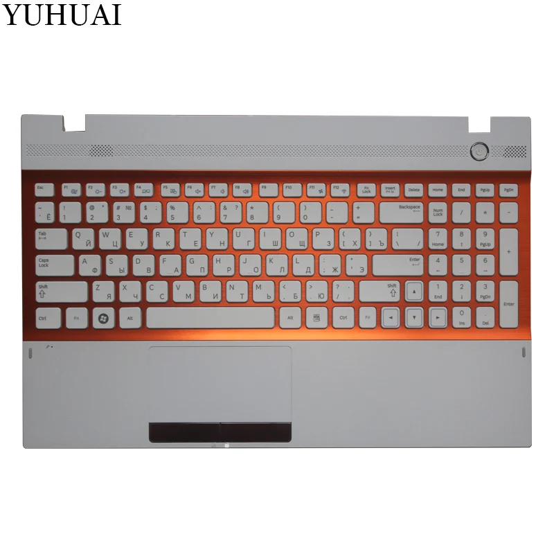 

Russian New laptop keyboard for samsung NP300V5A NP305V5A 300V5A BA75-03246C RU Keyboard with shell