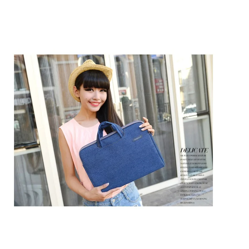 Классическая мода новый тонкий ноутбук Сумочка компьютер сумки для ноутбуков Чехол Человек Женщины Бизнес Портфели дорожная сумка