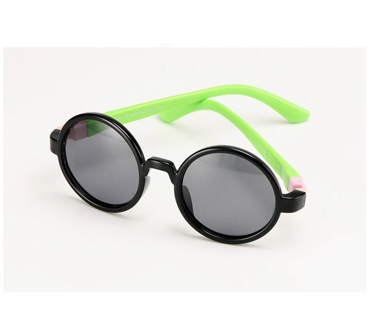 Reggaeon модная детская одежда милые детские поляризованных солнцезащитных очков TR90 непрерывной брендовые дизайнерские темные очки для мальчиков и девочек Infantil 025