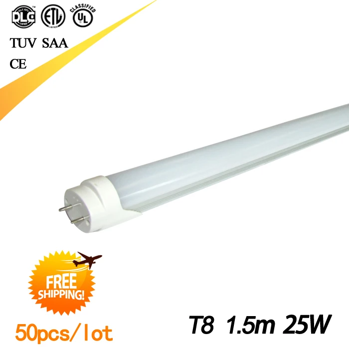 

5ft t8 led tube 1500mm 25w, 130pcs high bright SMD2835, hot selling led tube