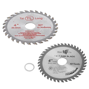 

NEW 4 inch 30T Circular Sawing Blade Wood Cutting Round Discs Sawing Cutter Tools H15