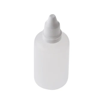 

50ml Empty Liquid Storage Dropper Bottle Water Dispenser Lab Test DIY Pack of 5