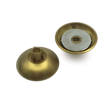 

Metal Gold Magnetic Replacement Thumbsticks Base Joysticks Grip Holder for Xbox One Elite/ Xbox One/ Xbox One S/ PS4 Controller